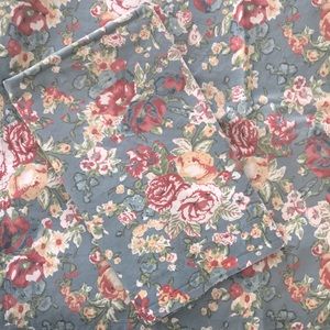 Pottery Barn Vintage Floral Standard Shams